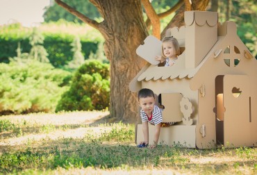 Crea in giardino un'area giochi da favola per i tuoi bambini